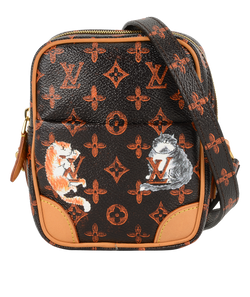 Grace Coddington Catogram Paname Large Messenger, Canvas, Mono, RI4128, 2*